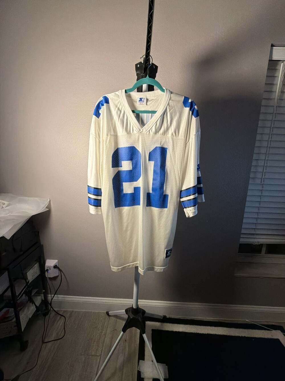 Starter Dallas Cowboys Deion Sanders Jersey Size 52/XL White